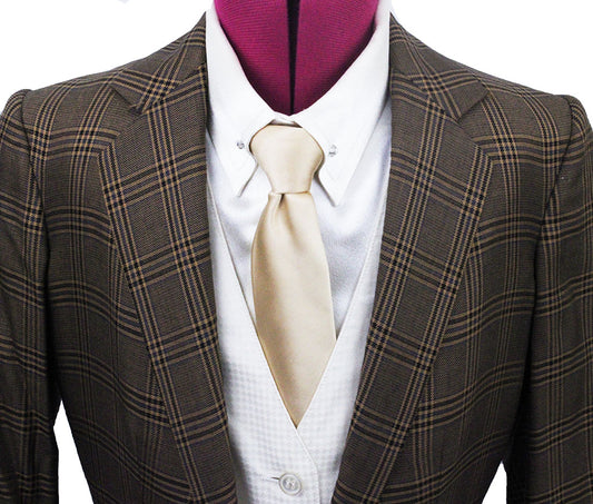 Day Suit Carl Meyers Bronze and Brown Plaid