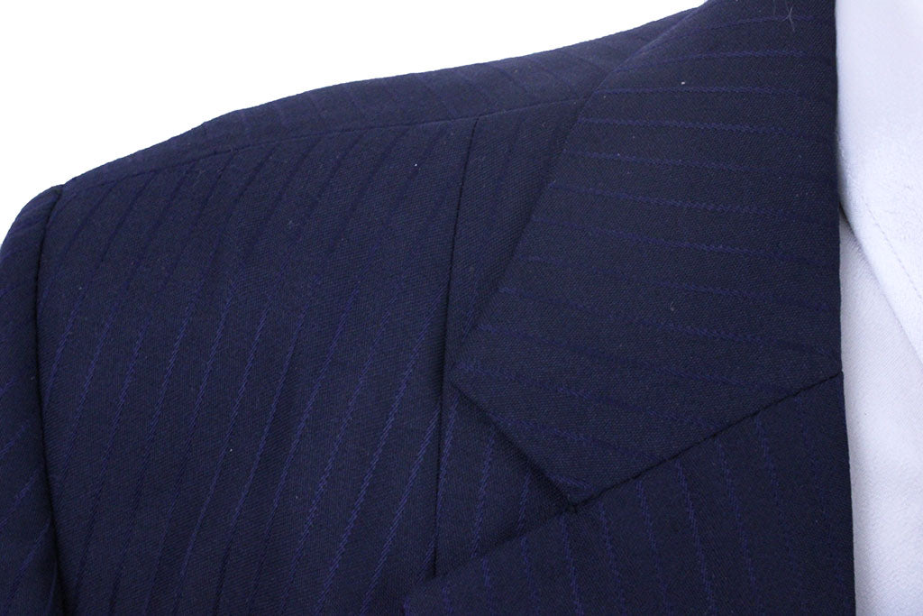 Day Suit Frierson Navy Thin Shadow Stripe