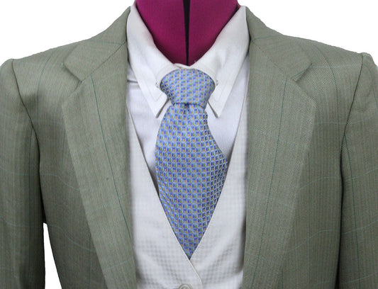 Day Suit DeRegnaucourt Sage with Olive Green Windowpane