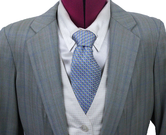 Day Suit Becker Brothers Sage with Blue, Gold, Pink Glenplaid