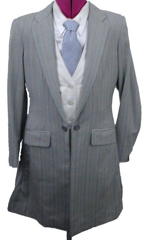 Day Suit Becker Brothers Sage with Blue, Gold, Pink Glenplaid