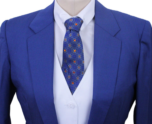 BRAND NEW! Becker Brothers Medium Blue Thin Herringbone Sheen