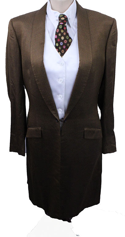 Day Coat Frierson Bronze Herringbone Sheen Day Coat