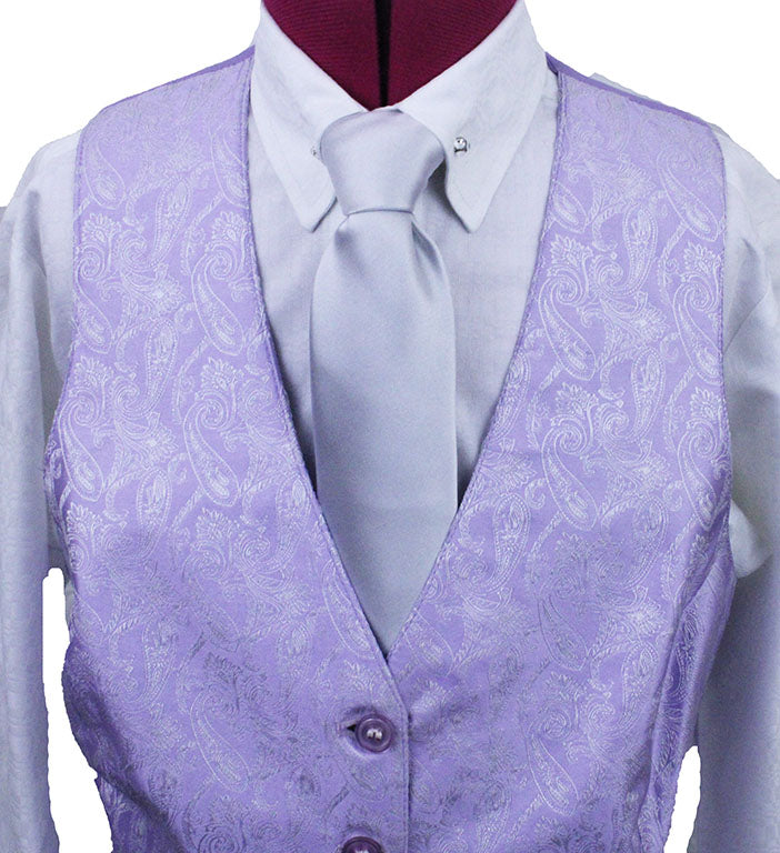 Vest Becker Brothers Lavender Paisley