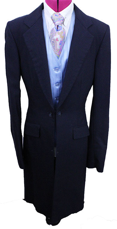 Day Suit Hartmeyer Navy Thin Shadow Stripe