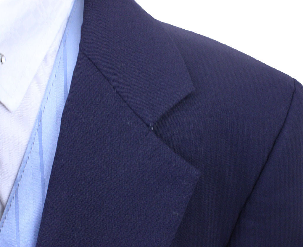 Day Suit Hartmeyer Navy Thin Shadow Stripe