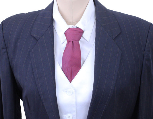 Day Suit Carl Meyers Navy with Gold Pinstripe