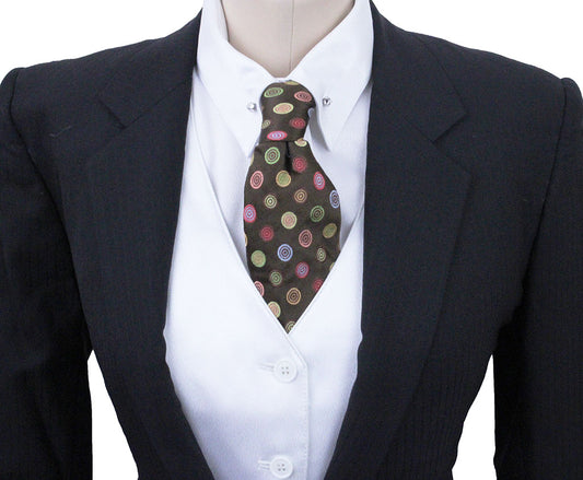 Day Suit Becker Brothers Dark Brown with Black Thin Shadow Stripe