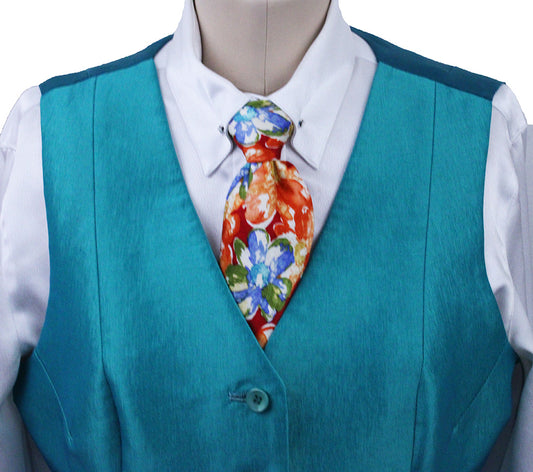 Vest Marsha DeArriaga Jade Sateen Vest