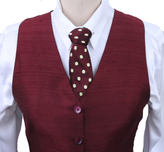 Vest DeRegnaucourt Merlot Silk