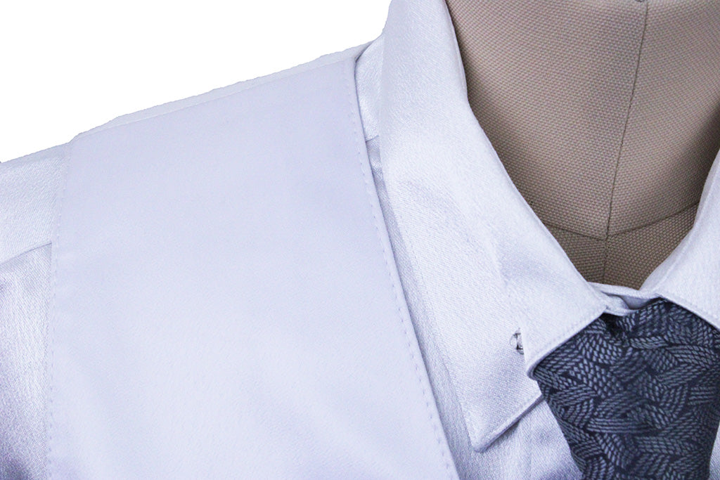 Vest Issued By Ellie May White Satin