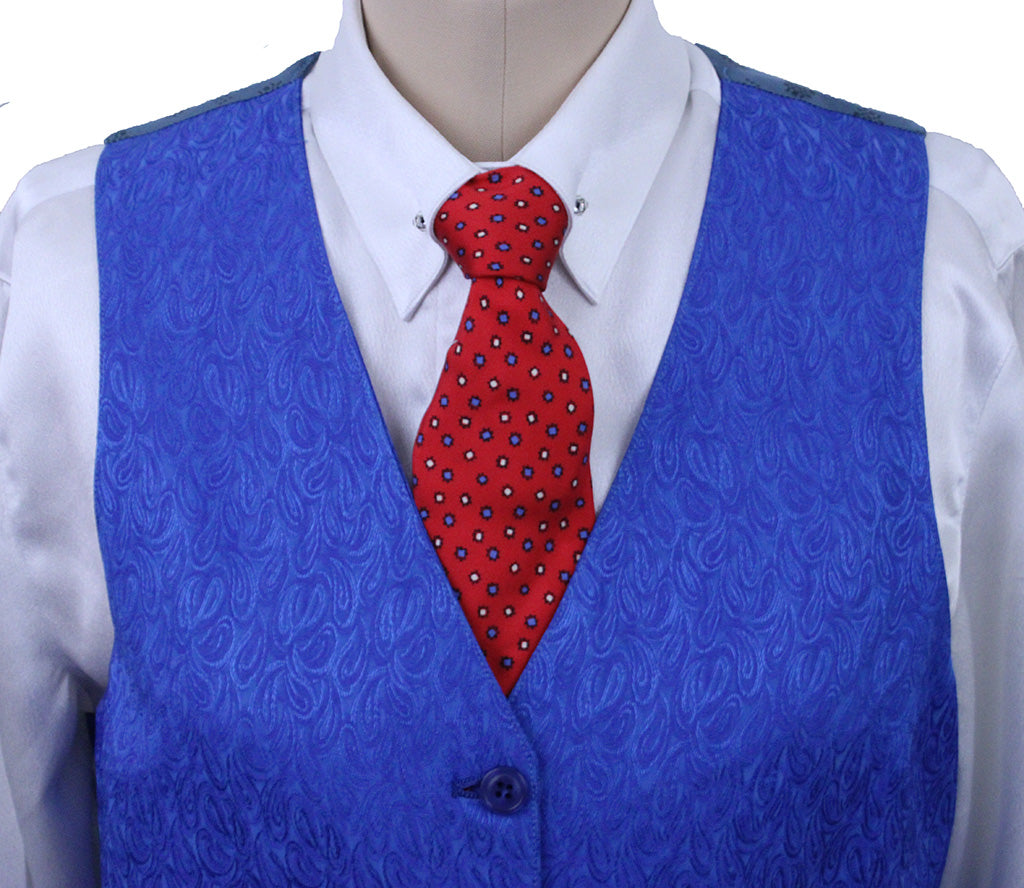 Vest Becker Brothers Sapphire Blue Paisley