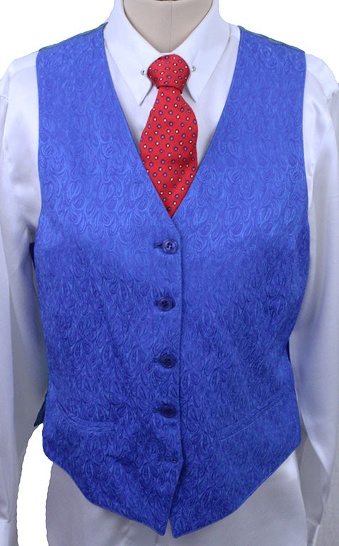Vest Becker Brothers Sapphire Blue Paisley
