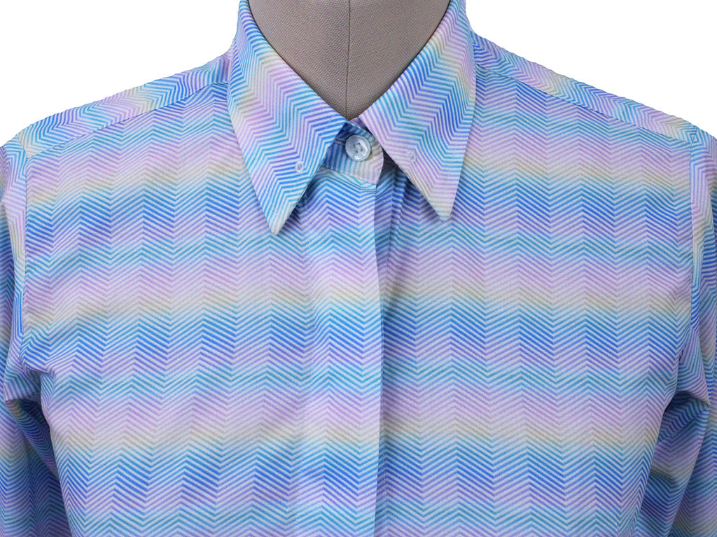 Shirt Issued By Ellie May Rainbow Wave