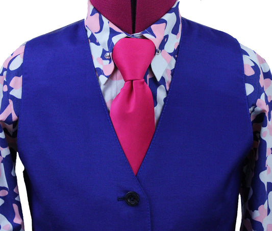 Vest Issued By Ellie May Sapphire Sateen