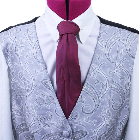Vest Chavez Silver Paisley