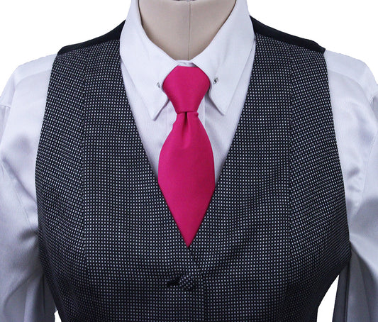 Vest Chavez Black and White Dot