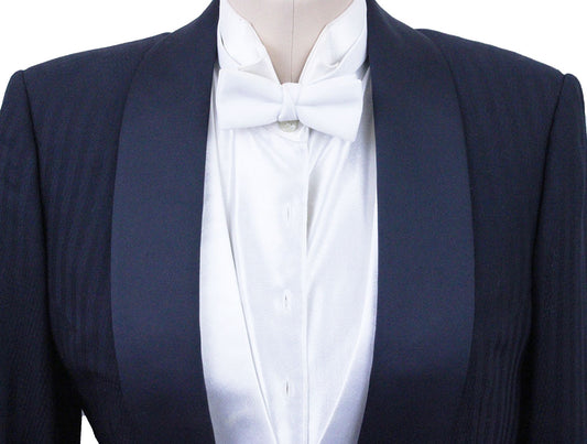 Formal DeRegnaucourt Navy Shadow and Dash Stripe