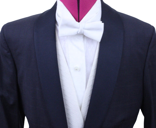 Formal Saddleseat Connection Navy Tone on Tone Box Pattern