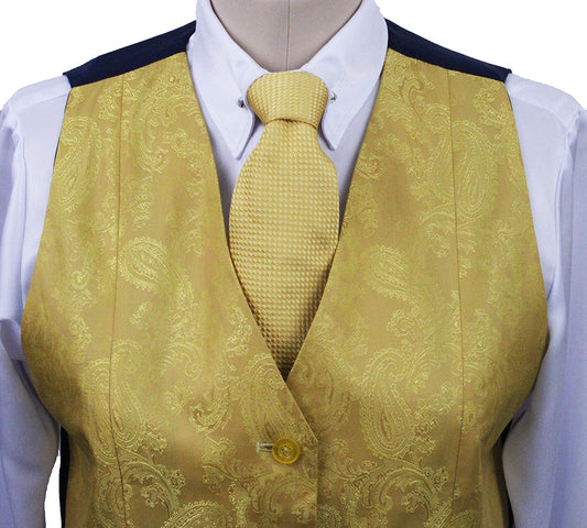 Vest Frierson Golden Sun Satin Brocade