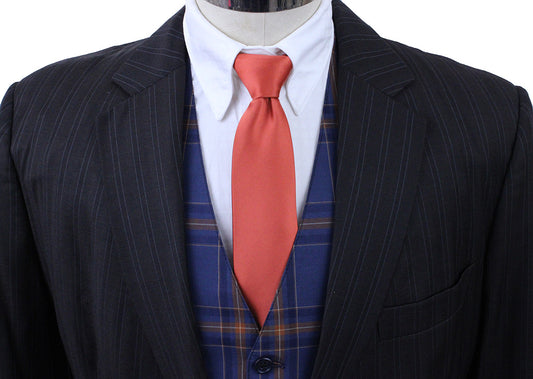 Men's Suit Chavez Brown with Light Blue Pinstripe with TWO Jods