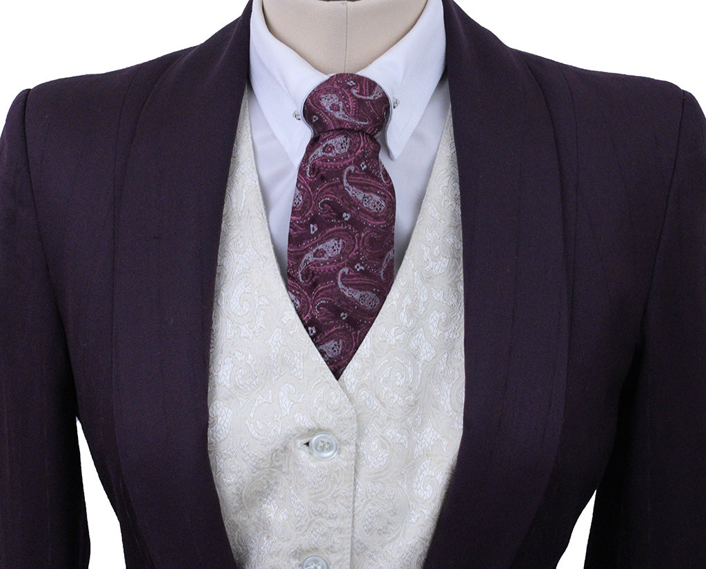 Day Coat Chavez Maroon Raindash Pinstripe