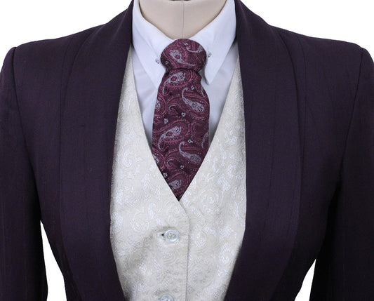 Day Coat Chavez Maroon Raindash Pinstripe