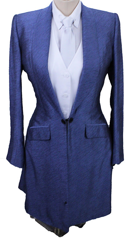 Day Coat Hawkewood Periwinkle Blue Rain Sheen