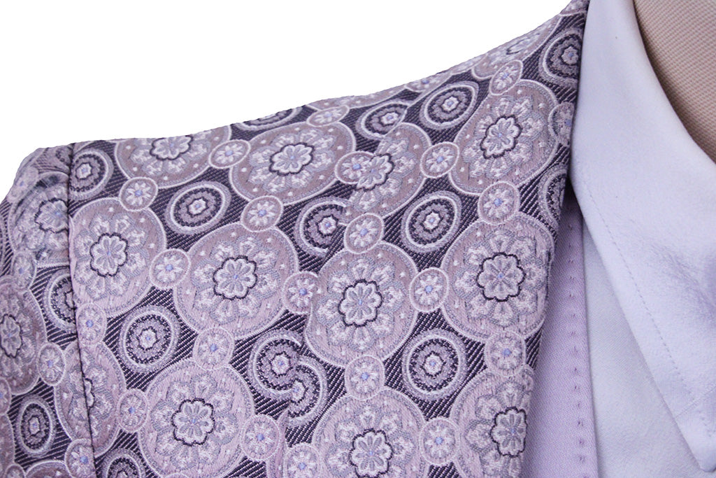 Day Coat DeRegnaucourt Pink and Steel Medallion