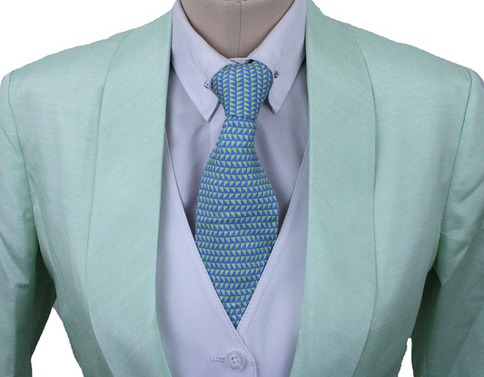 BRAND NEW! Issued By Ellie May Mint Green Satin Day Coat