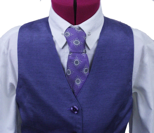 Vest Issued By Ellie May Purple Sheen