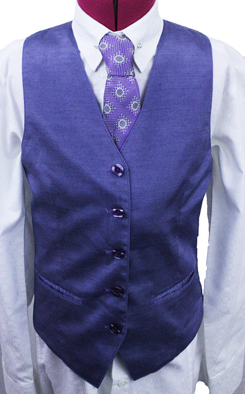 Vest Issued By Ellie May Purple Sheen