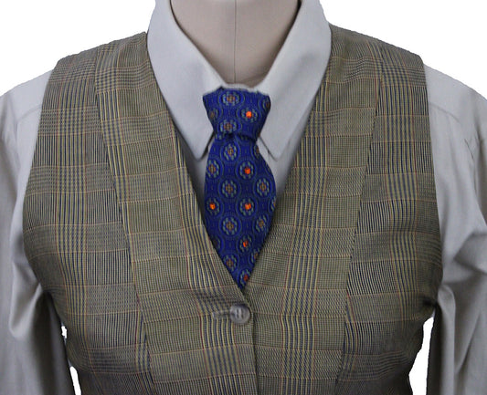 Vest Show Season Tan Glenplaid