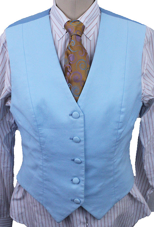 Vest Marsha DeArriaga Light Blue