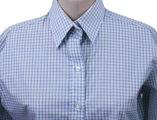 Shirt Becker Brothers Blue and Lime Box Check