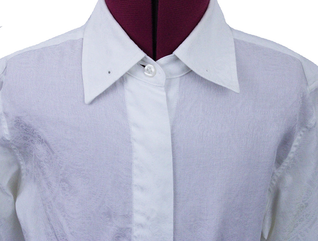 Shirt DeRegnaucourt White Paisley