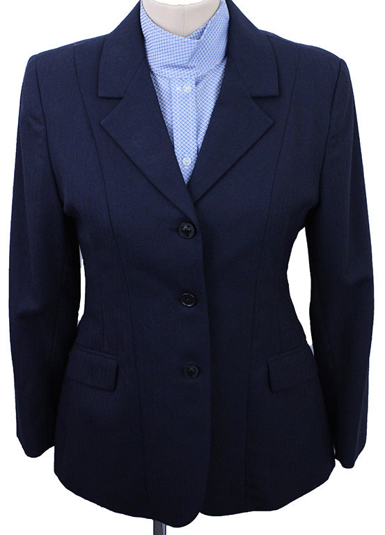 Hunt Coat Foxwood Navy Herringbone
