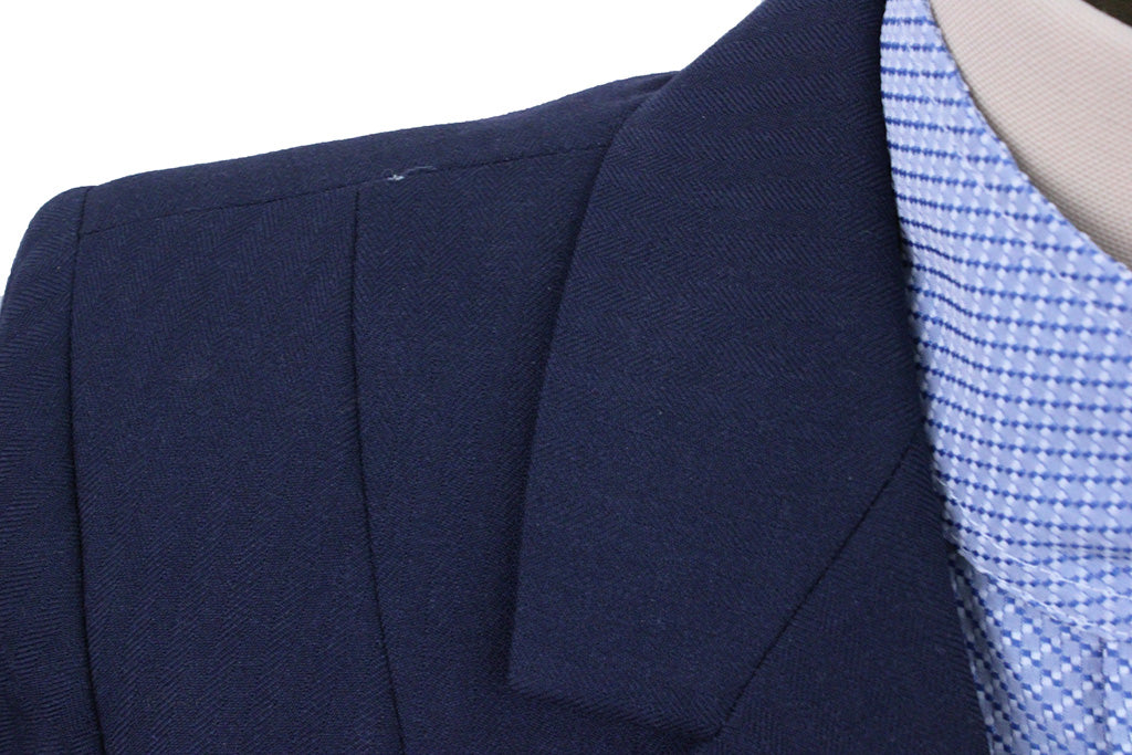 Hunt Coat Foxwood Navy Herringbone