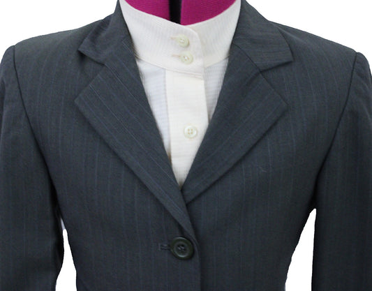 Hunt Coat Essential Collection Sage with Blue Pinstripe