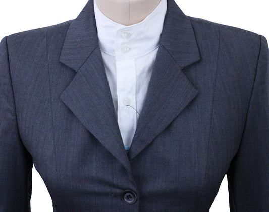 Hunt Coat Marigold Grey Herringbone