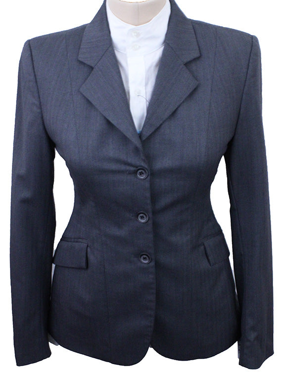 Hunt Coat Marigold Grey Herringbone