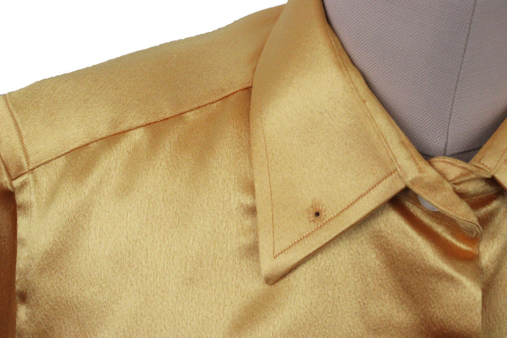 Shirt Show Season Sunburst Satin Short Sleeve