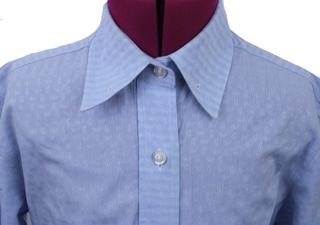 Shirt Becker Brothers Light Blue Paisley