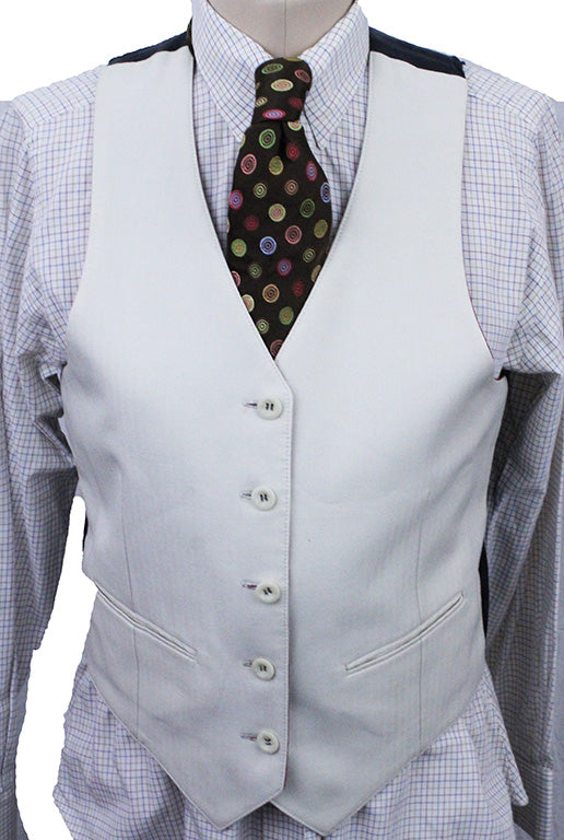 Vest LeCheval Reversible Red and Ivory