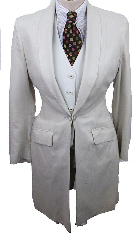 Day Coat LeCheval Ivory Linen