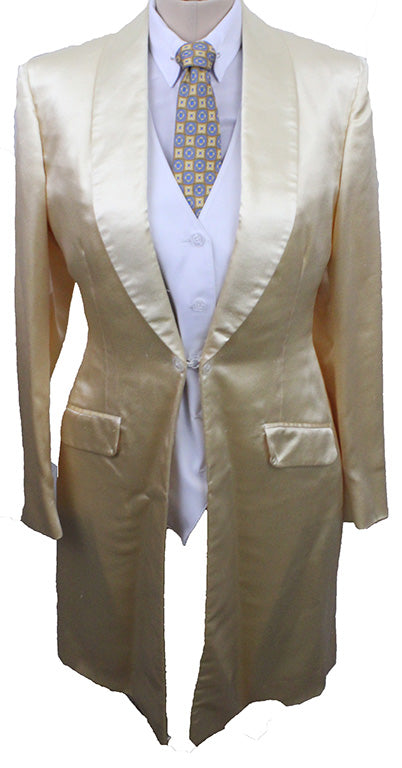 Day Coat Frierson Yellow Satin