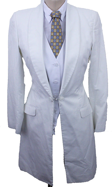Day Coat Snooty Fox White