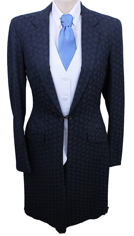 Day Suit Becker Brothers Navy Paisley with TWO jods