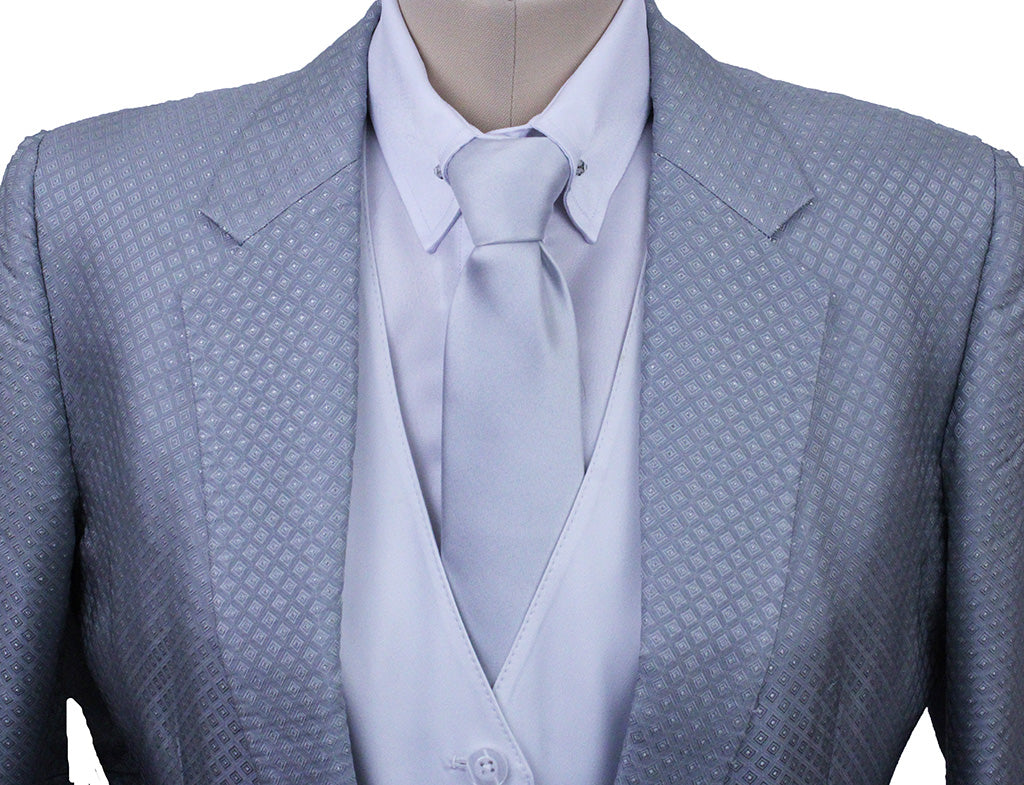 Day Coat Show Season Silver Diamond Sheen