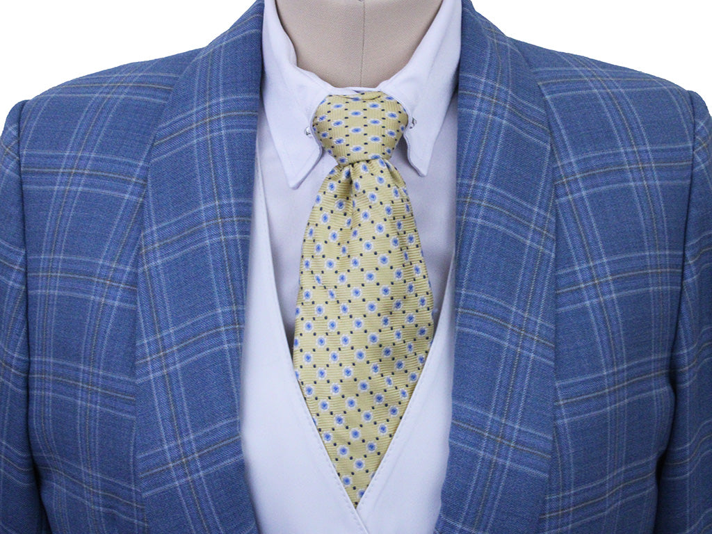 Day Coat Becker Brothers Light Blue Plaid